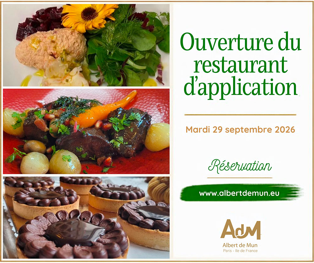 restaurant-application Cahier des menus